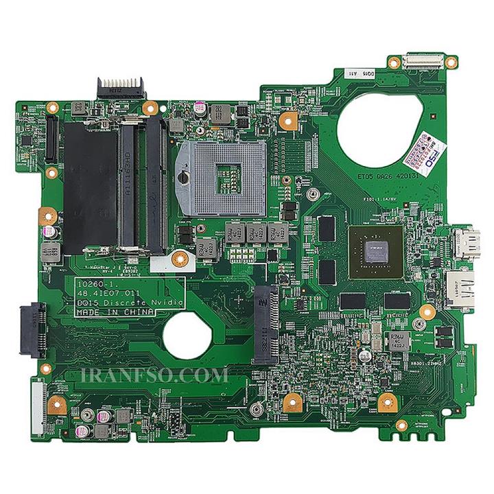 مادربرد لپ تاپ دل Inspiron N5110 HM65_10245-1_10260-1_10269-1_VGA-1GB گرافیک دار-Chip جنوبی حرارت دیده